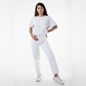 NWOT GARMENT DYE WOMEN'S RELAXED FIT BULL DENIM style RBDW01GD 29/31 optic white